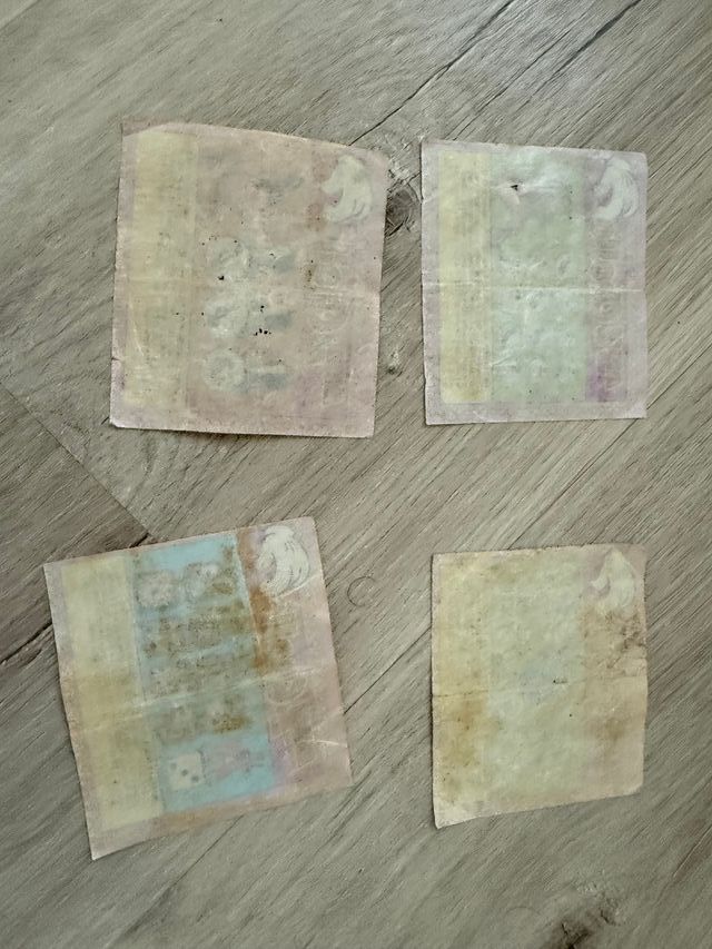 4 Cromos Rasca el Chollo de chicles