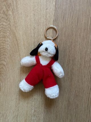 Portachiavi cane San Bernardo peluche