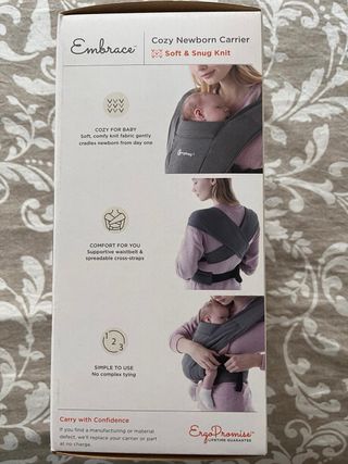 Mochila de porteo Ergobaby Embrace 3-11 kg Rosa