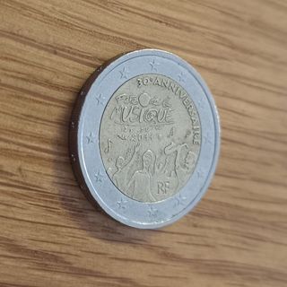 Moneda 2€ 🇫🇷 conmemorativa Fiesta de la Música