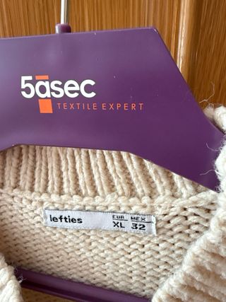 Jersey Lefties Beige Grueso Talla XL