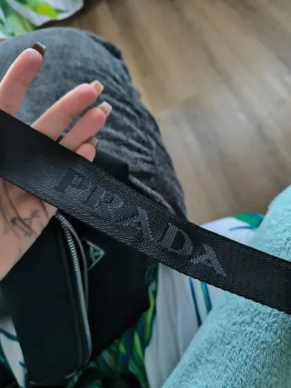 Riñonera Prada Nylon Negra