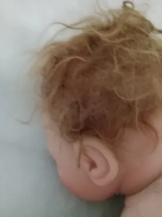 Muñeco Reborn Bebé Pelo Rubio,marca , NPK