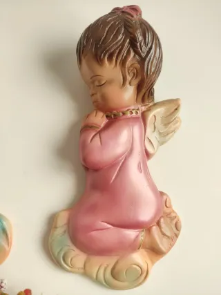 Pareja Ángeles Orando Antiguos