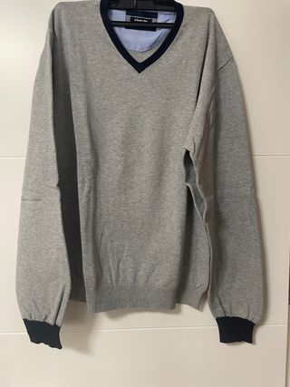 Jersey Emidio Tucci Gris V-Neck