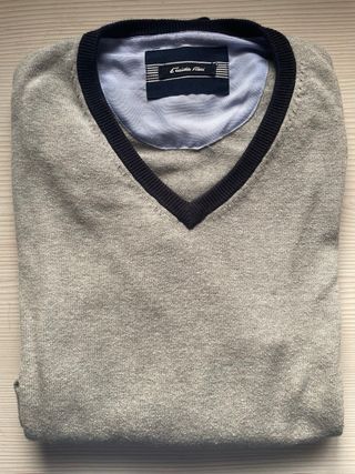 Jersey Emidio Tucci Gris V-Neck