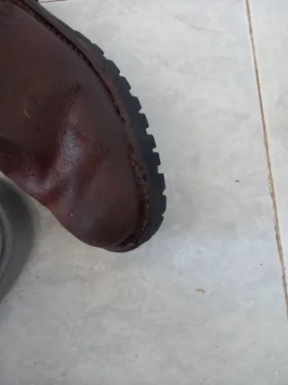 Botas altas de piel artesanas