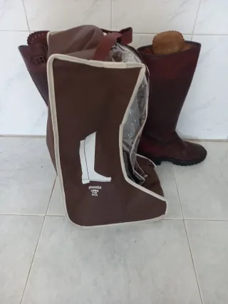 Botas altas de piel artesanas