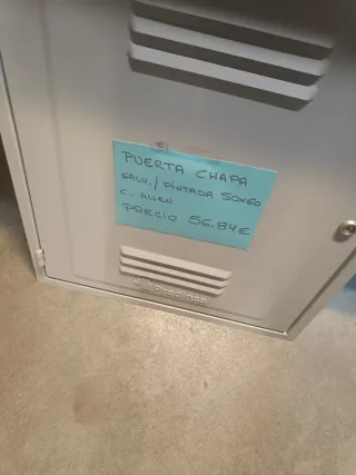 Puerta Chapa Galvanizada/Pintada 50x60