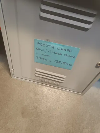 Puerta Chapa Galvanizada/Pintada 50x60