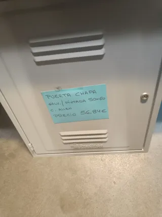 Puerta Chapa Galvanizada/Pintada 50x60