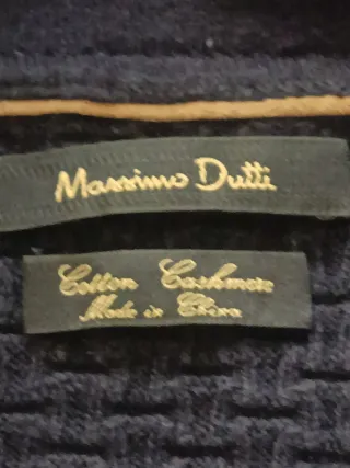 Jersey Massimo Dutti Azul Talla L ,40