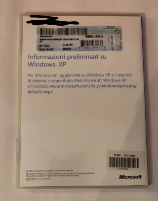 Windows XP Professional Kit Originale Microsoft