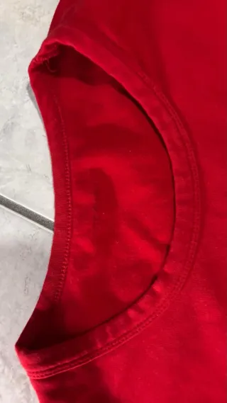 Maglione rosso cotone taglia L