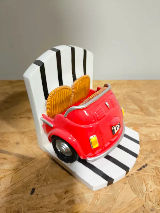Sujetalibros Coche Rojo Infantil