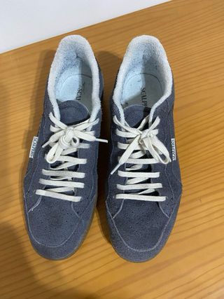 Zapatillas Scalpers ante gris y marrón