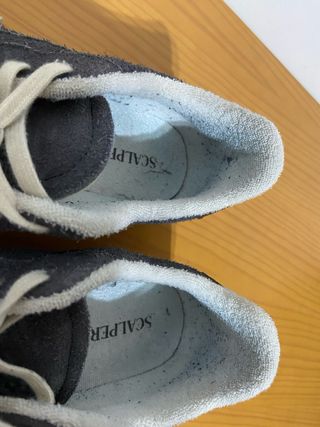 Zapatillas Scalpers ante gris y marrón