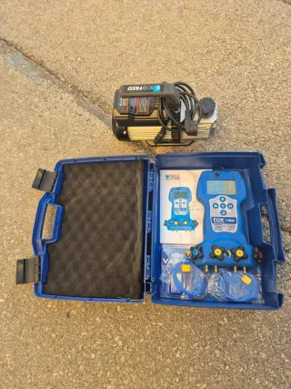 Manómetros y Bomba de Vacío