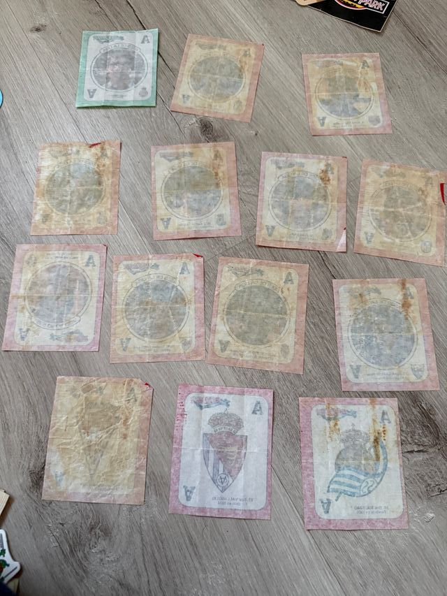 14 Cromos Boomer Ases de la Liga Fútbol