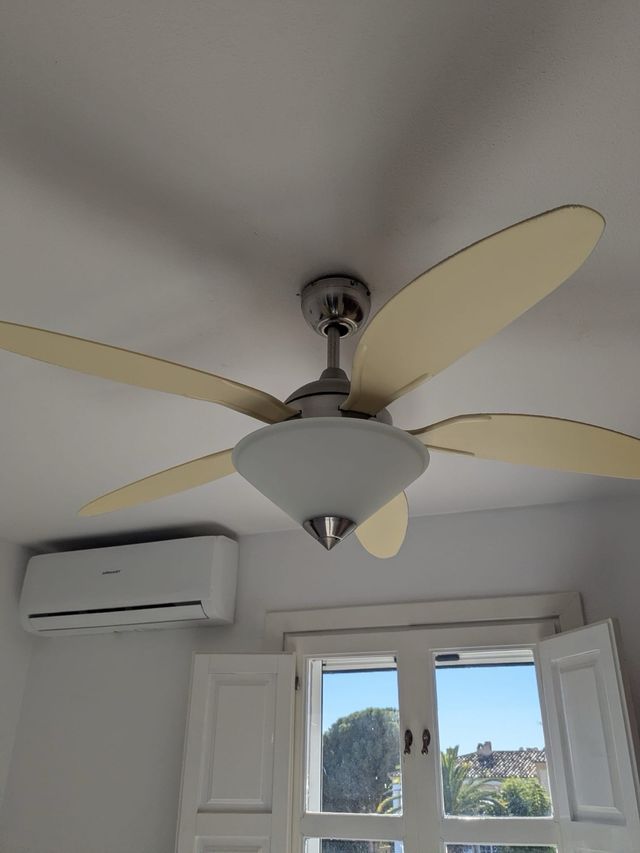 Ventilatore da soffitto e lampada design
