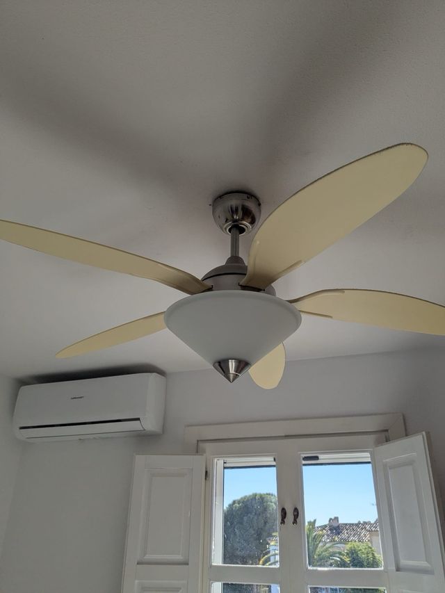 Ventilatore da soffitto e lampada design