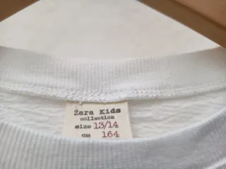 Sudadera Bonjour Cherie Blanca, niña 13-14 años