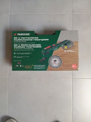 Multiherramienta parkside nueva 20 voltios