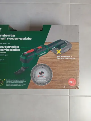 Multiherramienta parkside nueva 20 voltios