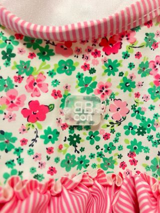 Bañador niña flores 9/10 años