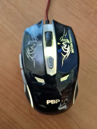 Ratón Gaming PBP con luces
