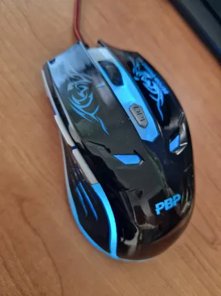 Ratón Gaming PBP con luces