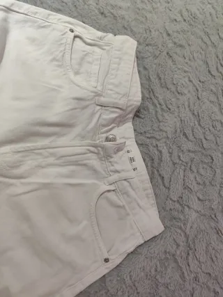 Vaqueros Blancos Talla 40