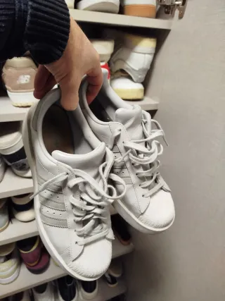 Zapatillas Adidas Plataforma Grises Talla 43