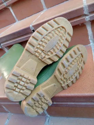 Botas de agua verdes