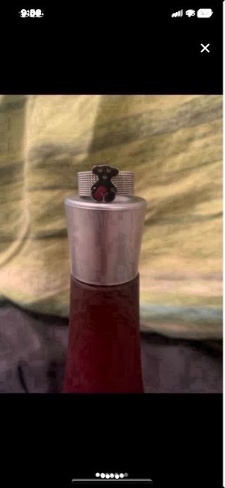 Anillo parecido a Tous  Acero Plateado