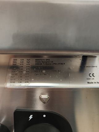 Plancha de cromo duro a gas