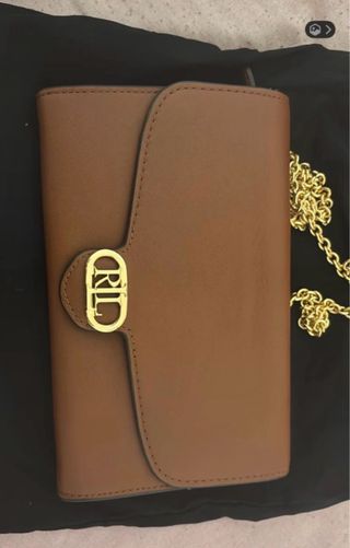 Bolso Clutch Ralph Lauren Cadena Dorada