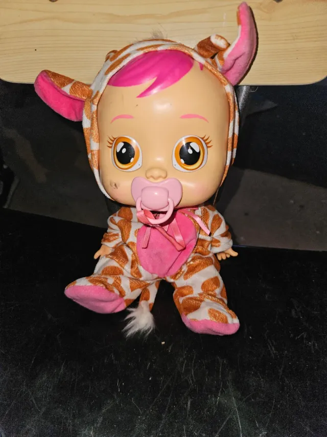 Bambola Cry Babies Giraffa bambino piangente