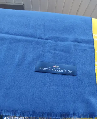 Juego 2 pañuelos cuello/fular azul / rojo y azul