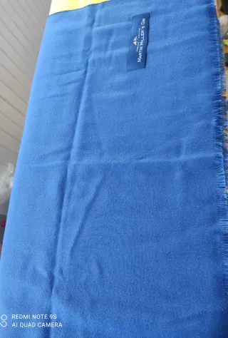 Juego 2 pañuelos cuello/fular azul / rojo y azul