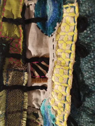 CHAQUETA NUEVA DE PUNTO GORDO TALLA OVERSIZE.