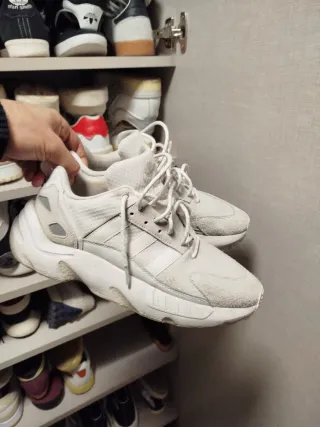 Zapatillas Adidas Blancas/Gris Talla 43