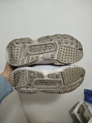 Zapatillas Adidas Blancas/Gris Talla 43