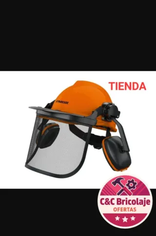 Casco Parkside con protección auditiva y facial