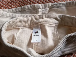 Falda de pana beige para miñas de 7 anos