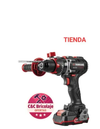 Taladro percutor Parkside performance completo