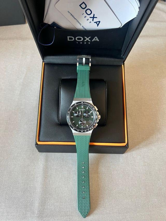 Reloj DOXA D-Sport Cronógrafo Verde