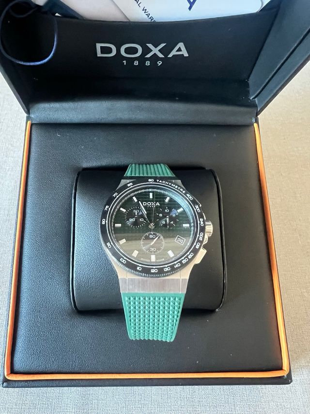 Reloj DOXA D-Sport Cronógrafo Verde