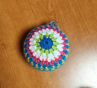 Bola crochet árbol navidad