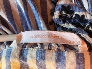 Blusa Zara Rayas Azul y Blanca Talla M